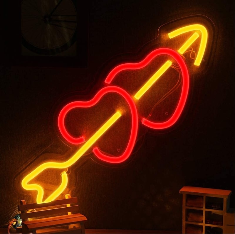 đèn neon trang trí phòng ngủ - 6