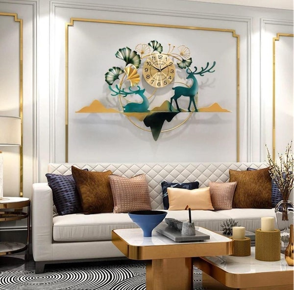 Đồng hồ treo tường phù điêu cây si mặt trăng trang trí phòng khách– Nhà  Xinh Mỗi Ngày - home decor