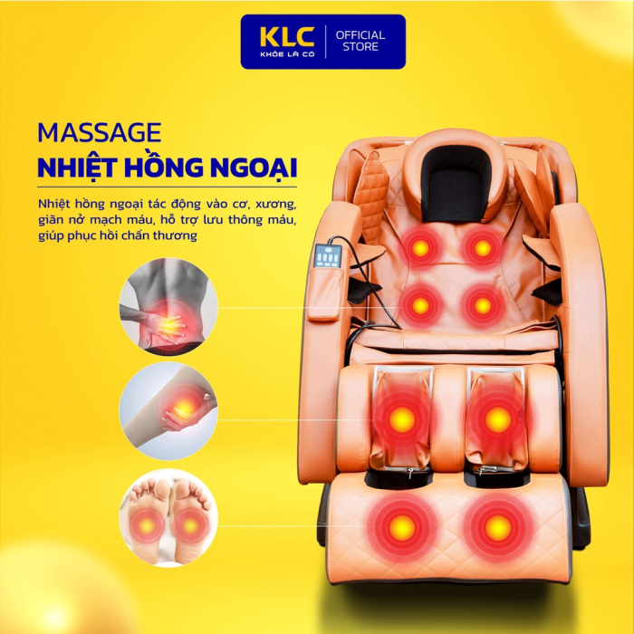 Ghế Massage KLC KY6868s Cao Cấp - HAPODECOR