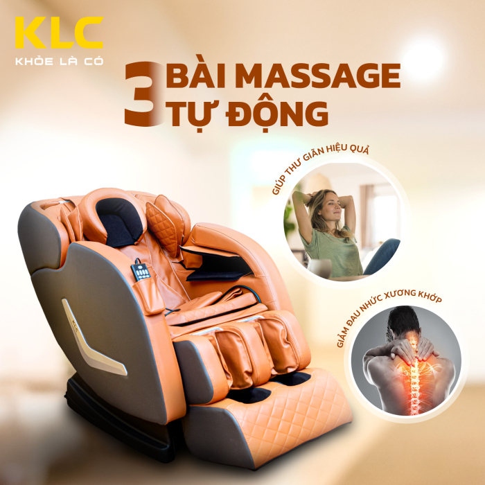 Ghế Massage KLC KY6868s Cao Cấp - HAPODECOR